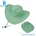 Foldable mountaineering sun hat